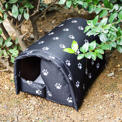 Warm Weatherproof Cat Shelter for Outdoor Pets - Luxivelle