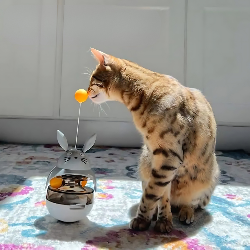 Fun Feline Treat Dispenser Toy - Luxivelle