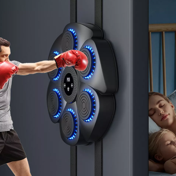 Smart Boxing Punch Pad with Colorful Lights and Bluetooth - Luxivelle