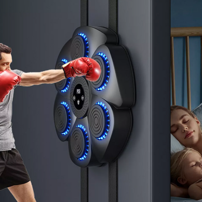 Smart Boxing Punch Pad with Colorful Lights and Bluetooth - Luxivelle