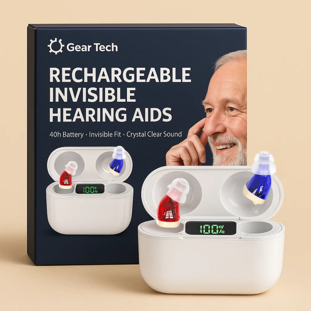Discreet Rechargeable Ear Hearing Aids for Clear Sound - Luxivelle