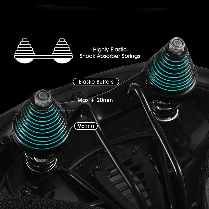 Soft Cushion Extra Wide Bike Seat for Comfortable Rides