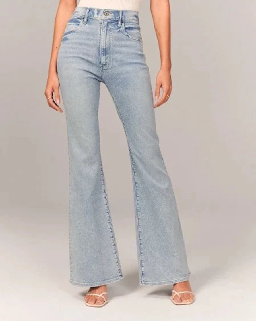 Women's Comfortable Wide Leg High Waist Jeans - Luxivelle