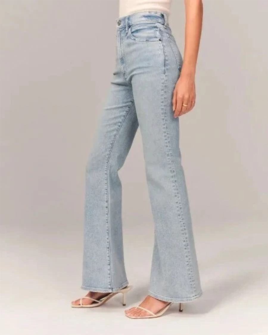 Women's Comfortable Wide Leg High Waist Jeans