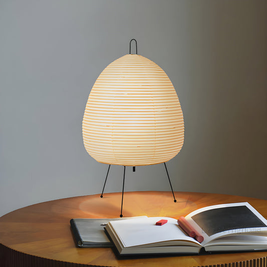Traditional Asian Style Paper Table Light - Luxivelle