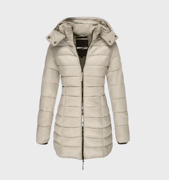 Classic Parka Coat for Ladies with Simple Design