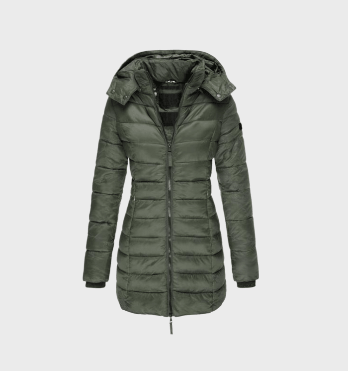 Classic Parka Coat for Ladies with Simple Design