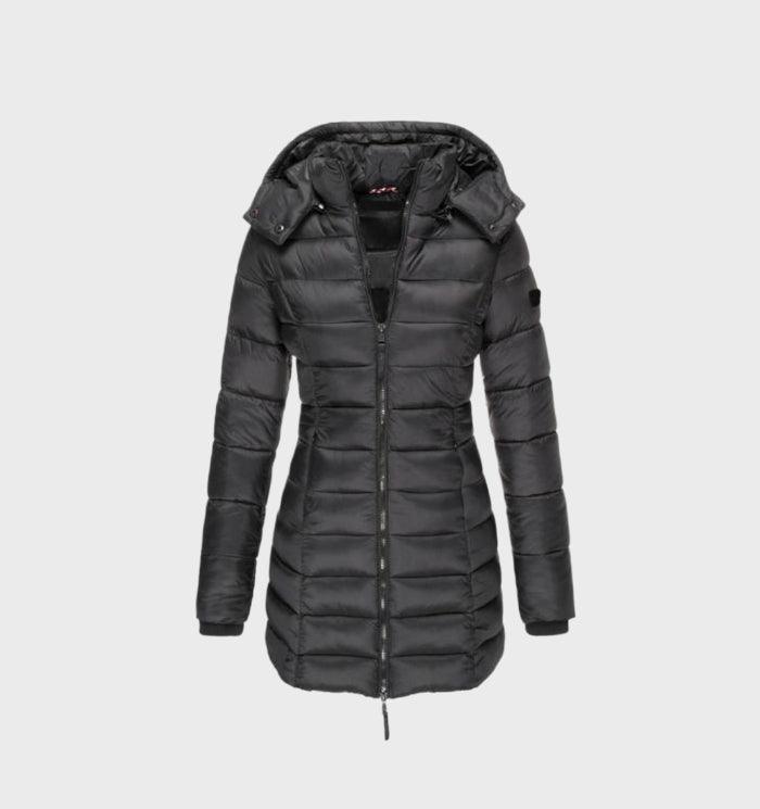 Classic Parka Coat for Ladies with Simple Design - Luxivelle