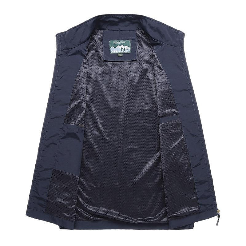 Men's Casual Short Sleeve Pocket Sweater