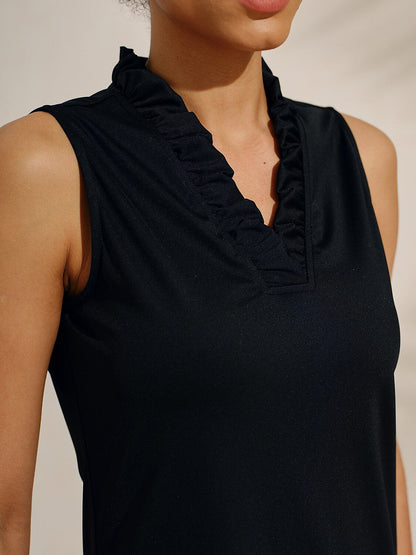 Simple Chic V-Neck Sleeveless Sun Dress UPF 50+