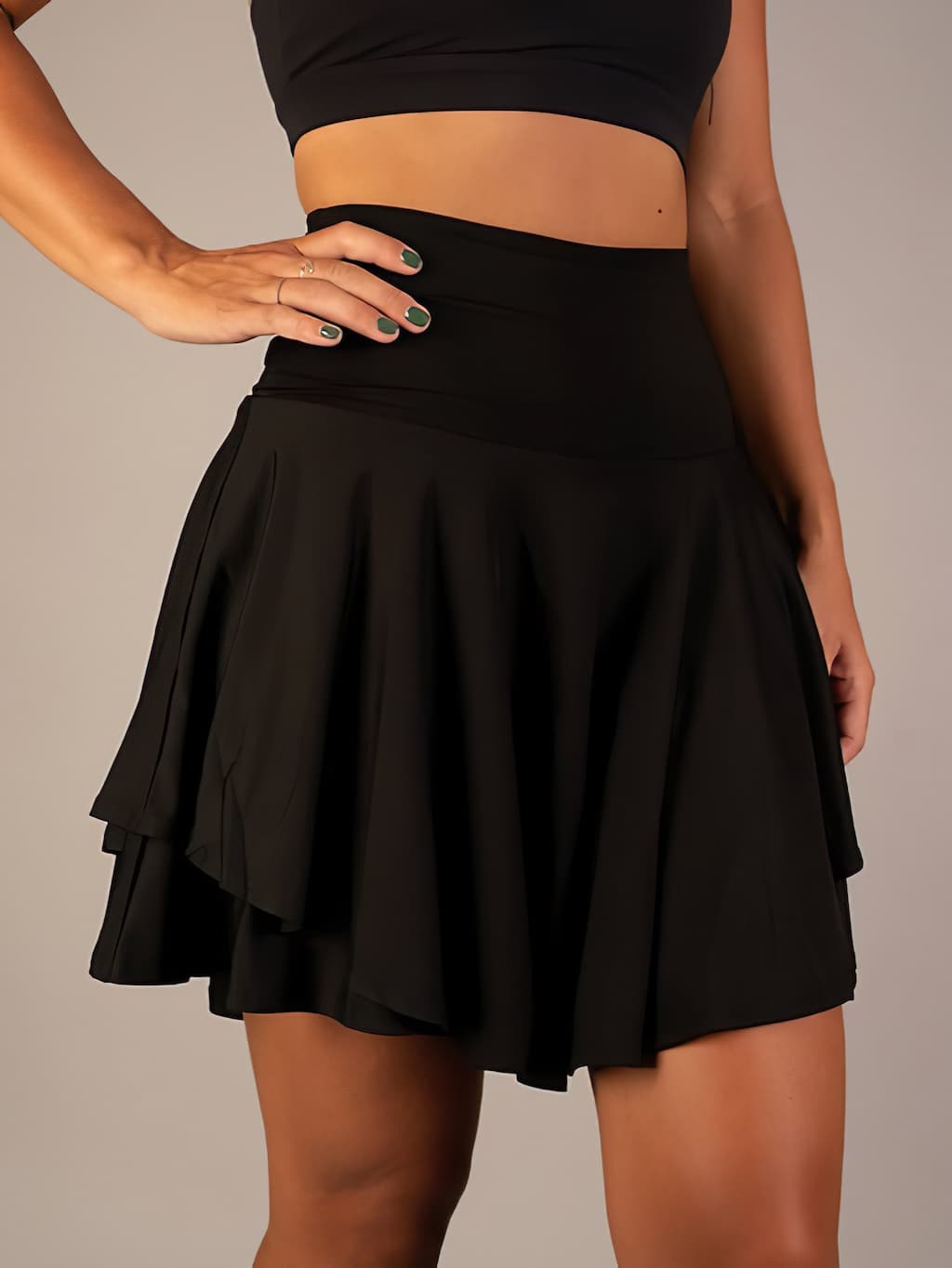 Flowy Mini Skirt Dress