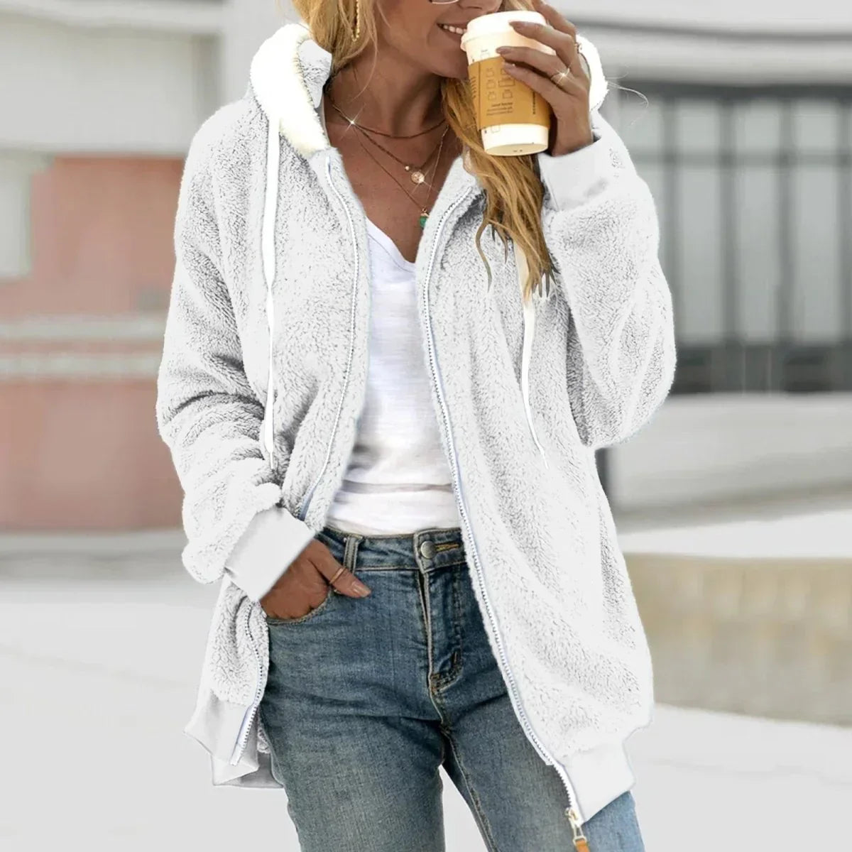 Classic Women's Oversized Hooded Sweatshirt