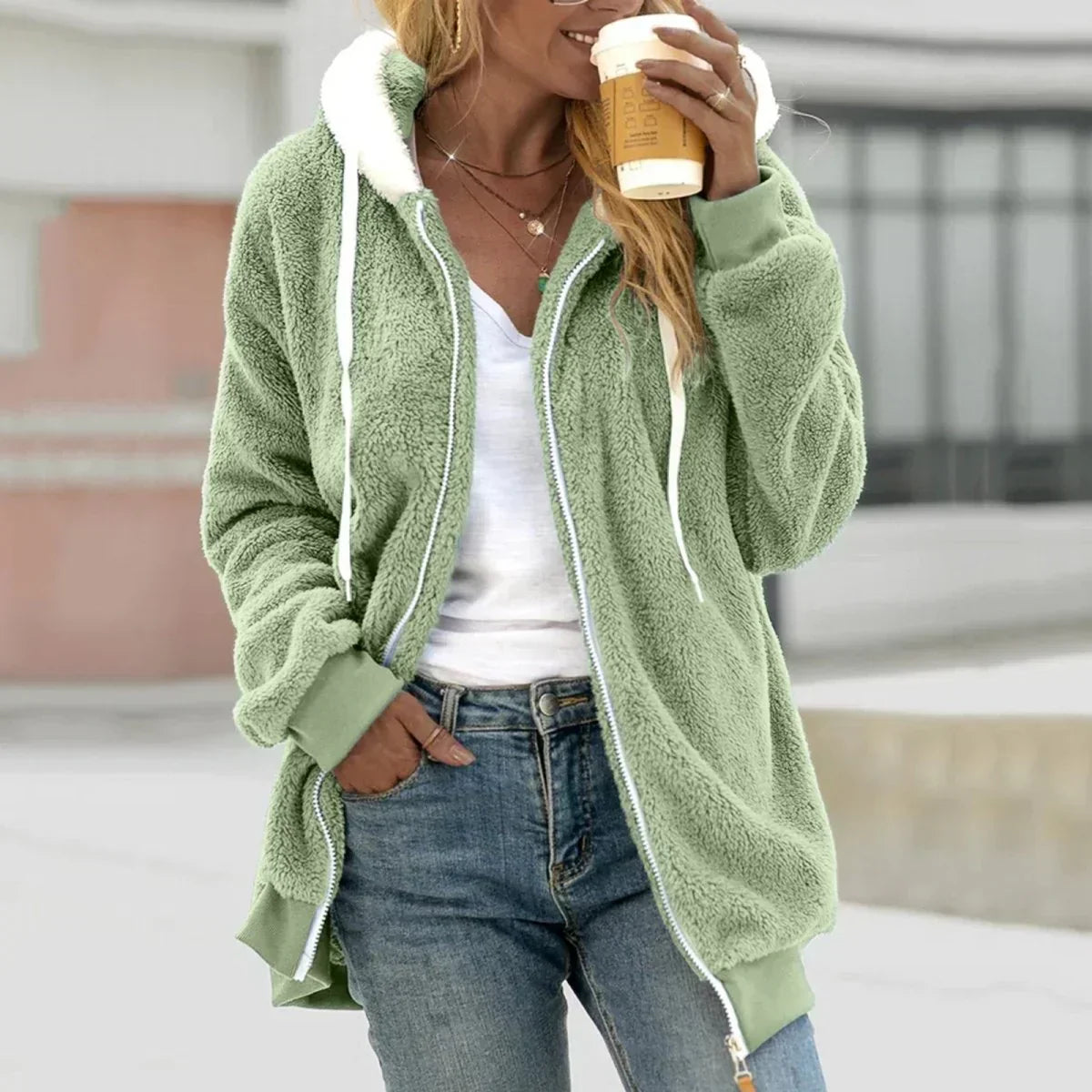 Classic Women's Oversized Hooded Sweatshirt