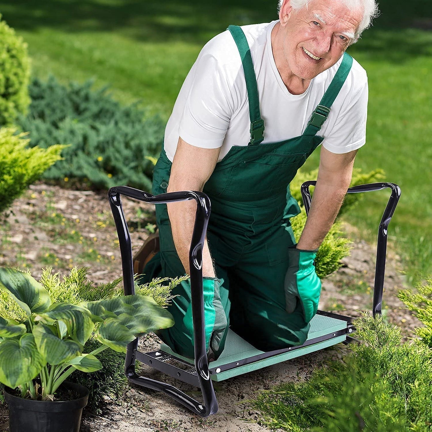 Comfortable Garden Kneeler Seat with Handles
