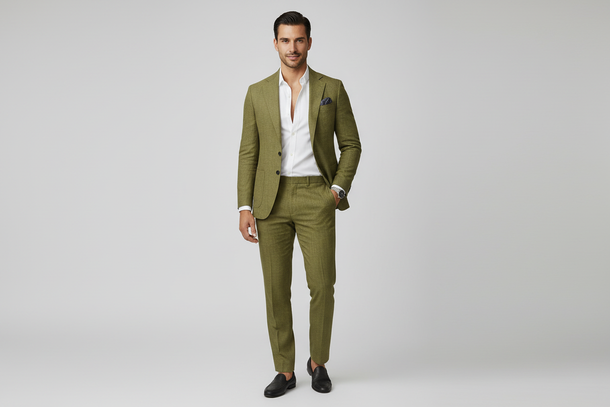 Classic Men's Slim Fit Business Suit - Luxivelle