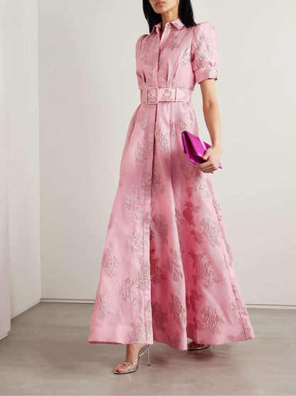 Vintage Rose Formal Waist Dress
