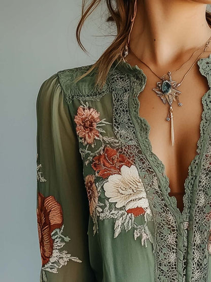 Vibrant Chic Women's Floral Top