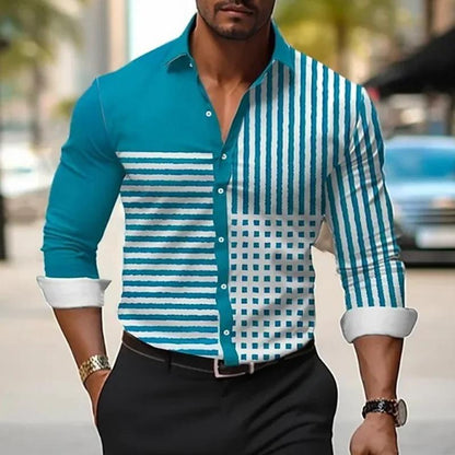 Classic Slim Fit Stripe Shirt