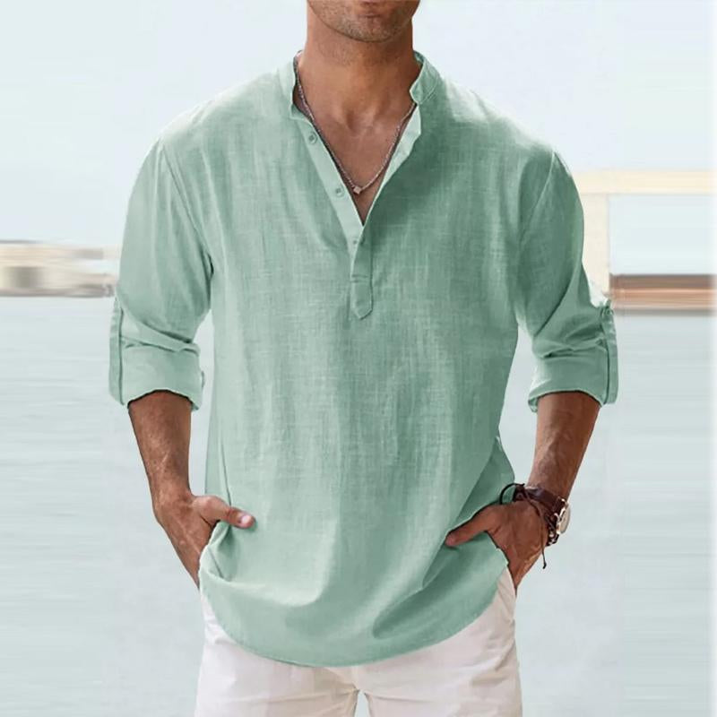 Relaxed Fit Casual Long Sleeve Shirt