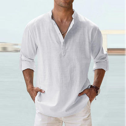 Relaxed Fit Casual Long Sleeve Shirt