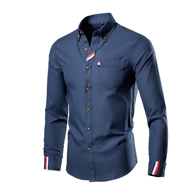 Relaxed Fit Button Down Men's Shirt