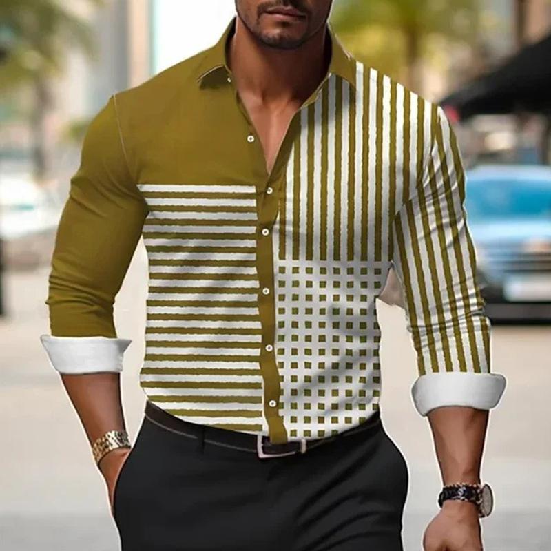 Classic Slim Fit Stripe Shirt