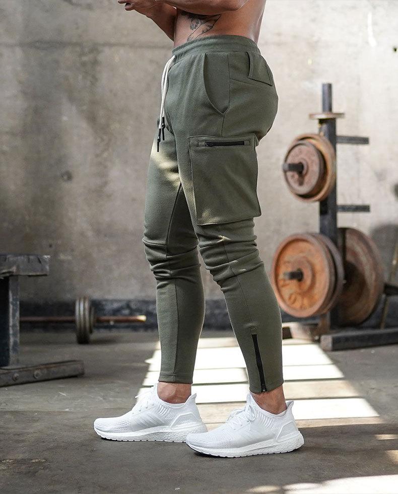 Men's Athletic Fit Jogger Pants with Extra Pockets