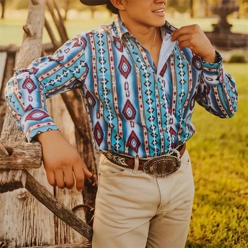 Classic Cowboy Plaid Long Sleeve Shirt