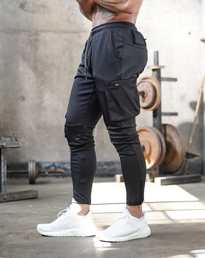 Men's Athletic Fit Jogger Pants with Extra Pockets