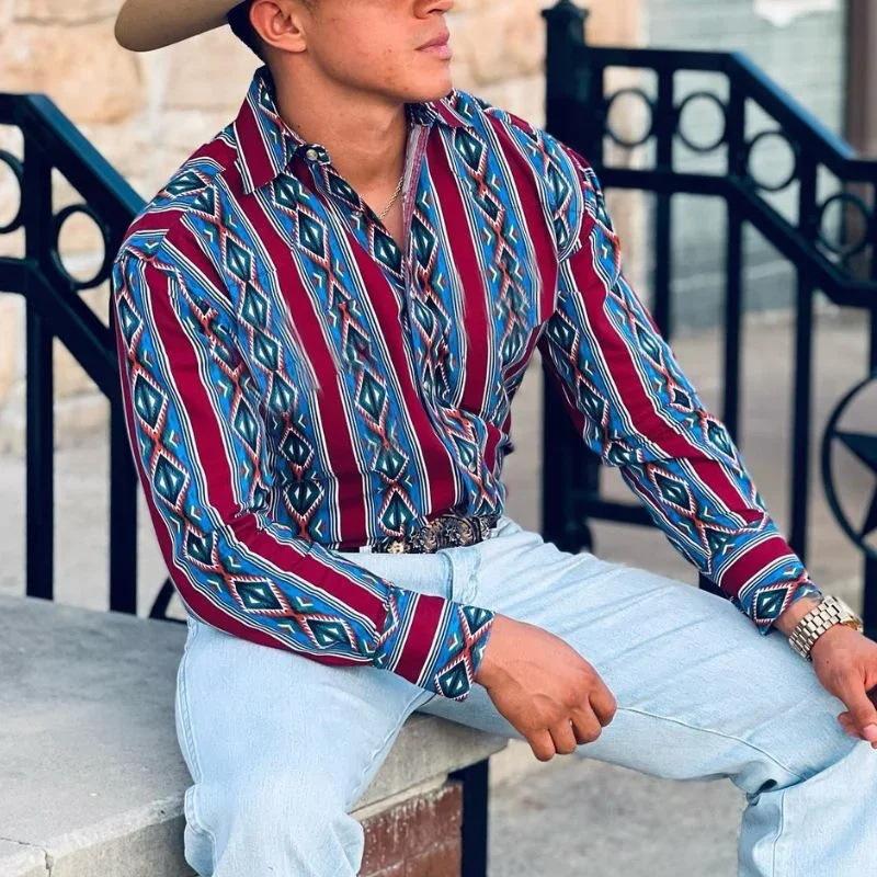 Classic Cowboy Plaid Long Sleeve Shirt