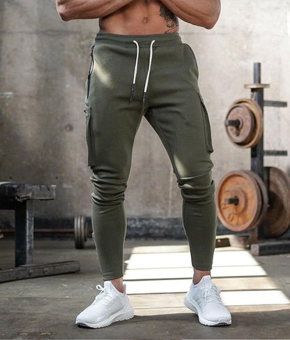 Men's Athletic Fit Jogger Pants with Extra Pockets
