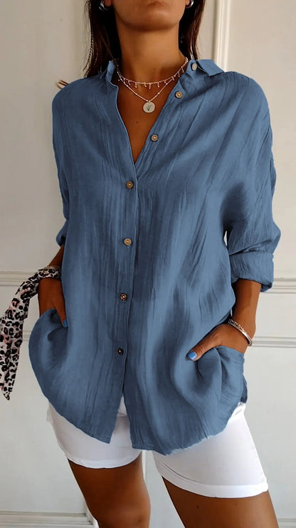 Classic Fit Women's Button Down Shirt