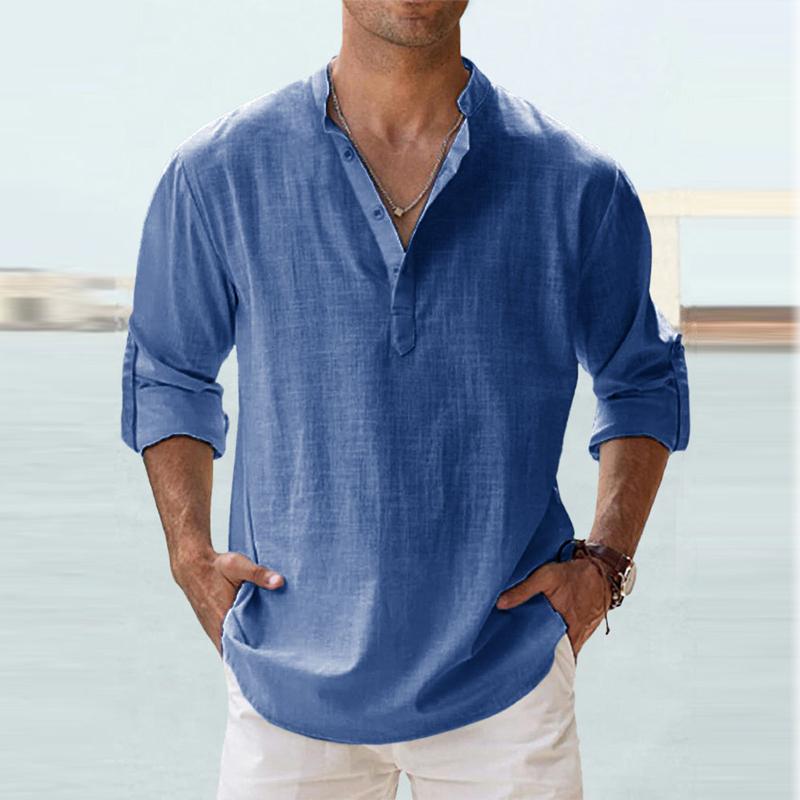 Relaxed Fit Casual Long Sleeve Shirt