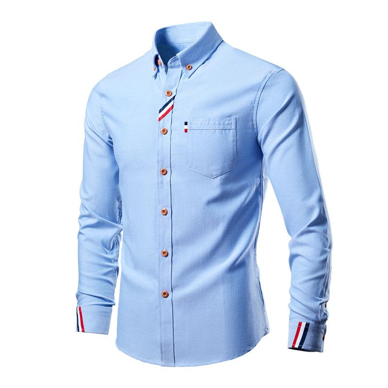 Relaxed Fit Button Down Men's Shirt