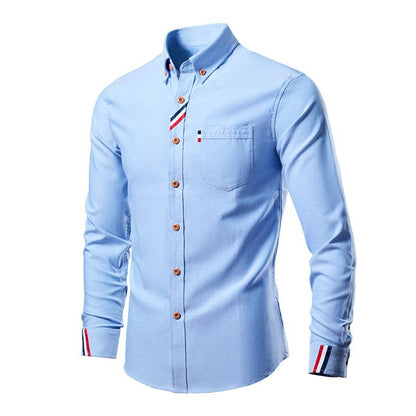 Relaxed Fit Button Down Men's Shirt