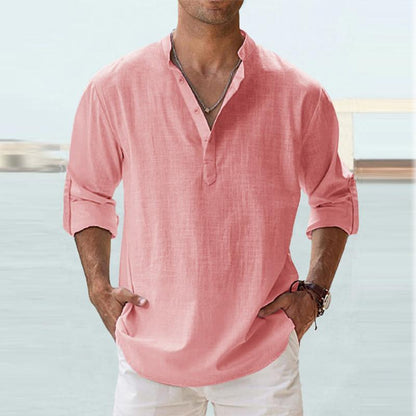 Relaxed Fit Casual Long Sleeve Shirt