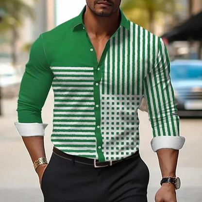 Classic Slim Fit Stripe Shirt