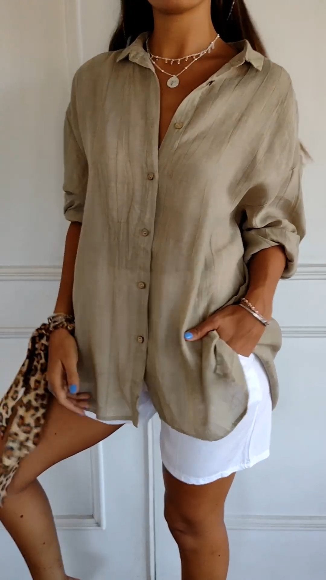 Classic Fit Women's Button Down Shirt