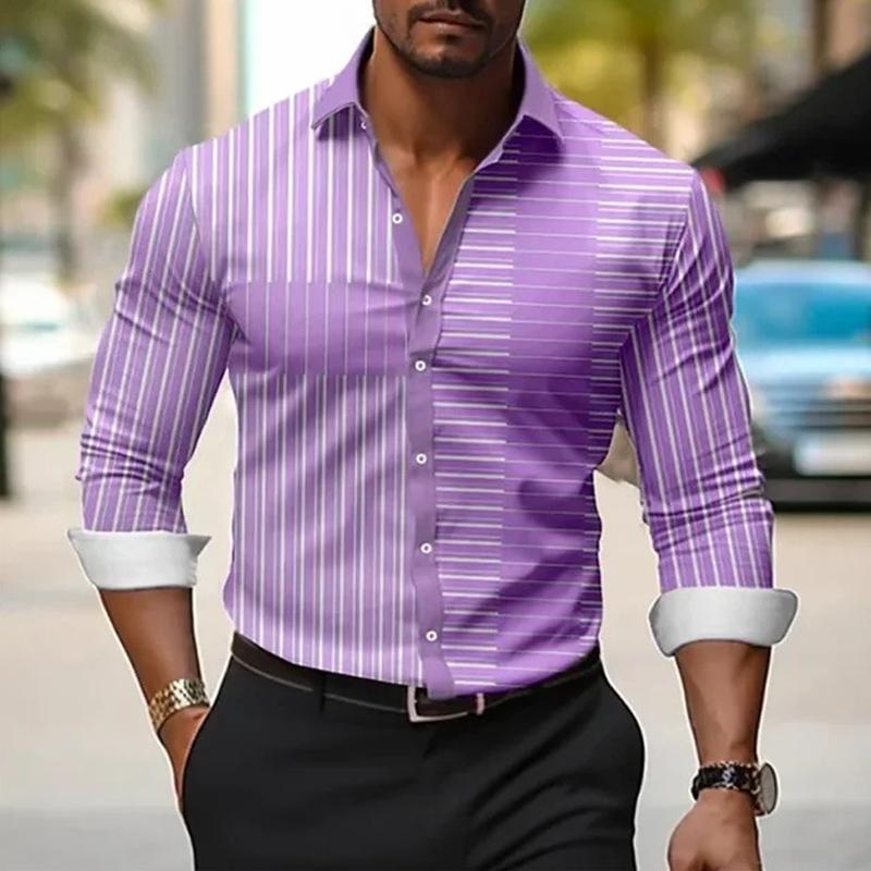 Classic Slim Fit Stripe Shirt