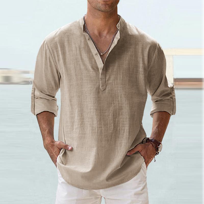 Relaxed Fit Casual Long Sleeve Shirt
