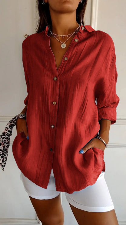 Classic Fit Women's Button Down Shirt