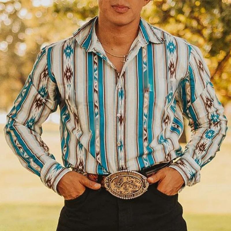 Classic Cowboy Plaid Long Sleeve Shirt