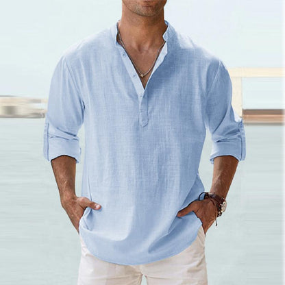 Relaxed Fit Casual Long Sleeve Shirt
