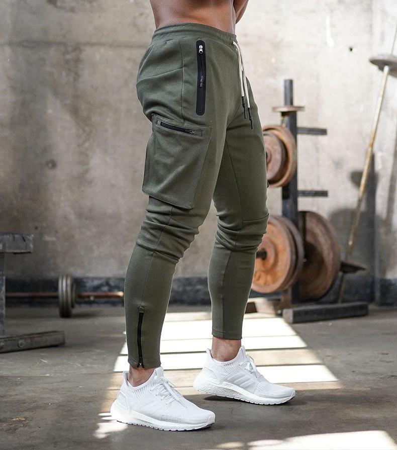 Men's Athletic Fit Jogger Pants with Extra Pockets