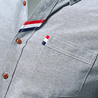 Relaxed Fit Button Down Men's Shirt