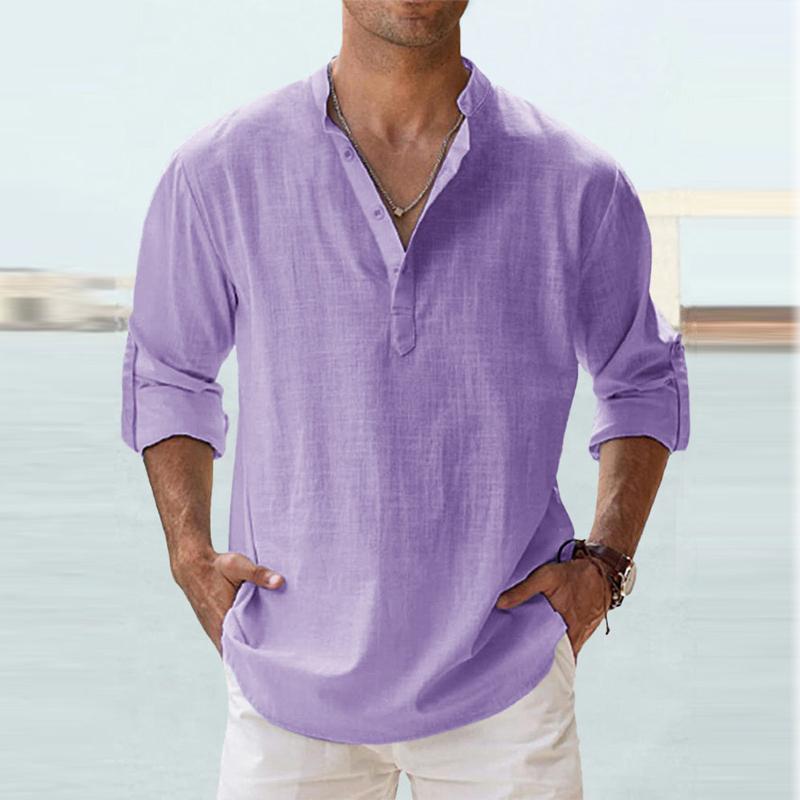 Relaxed Fit Casual Long Sleeve Shirt