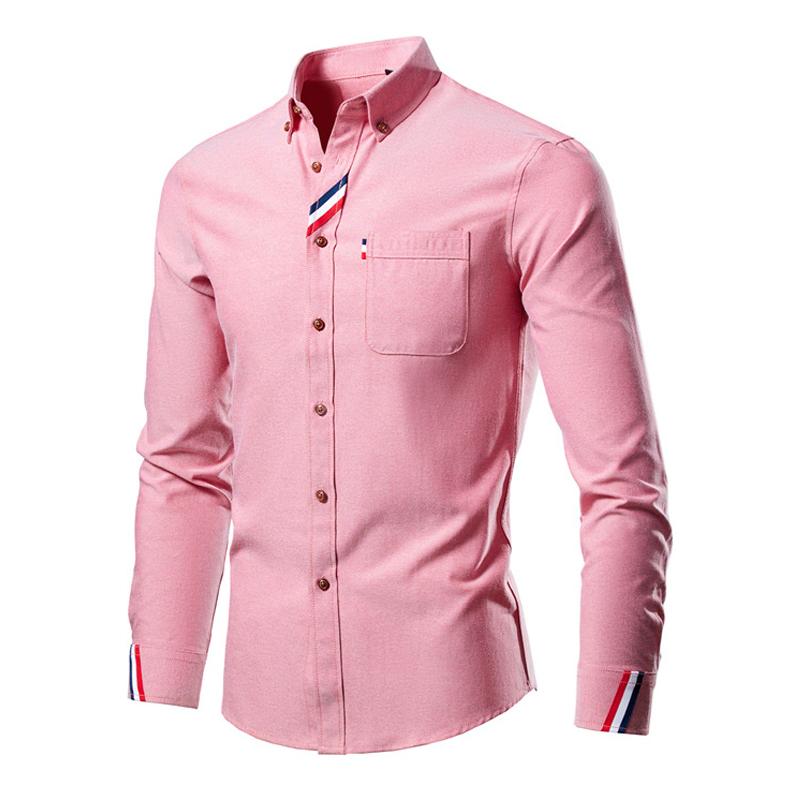 Relaxed Fit Button Down Men's Shirt - Luxivelle