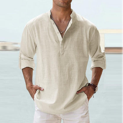 Relaxed Fit Casual Long Sleeve Shirt