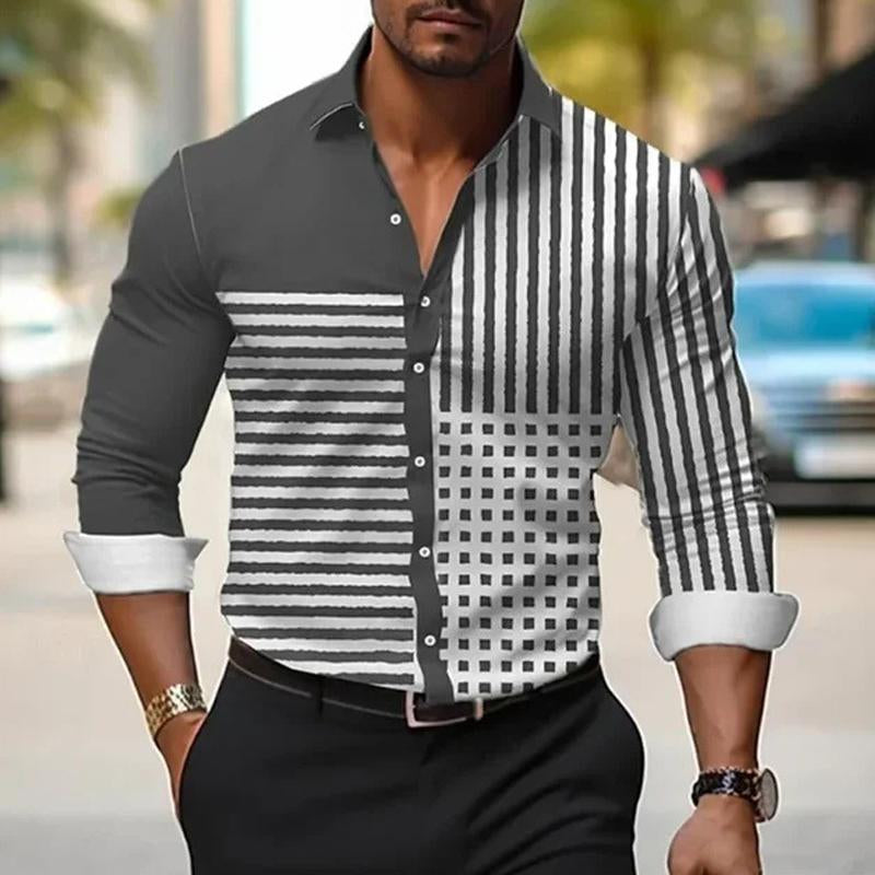 Classic Slim Fit Stripe Shirt