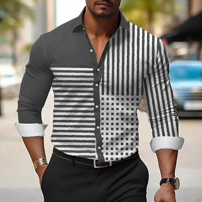 Classic Slim Fit Stripe Shirt